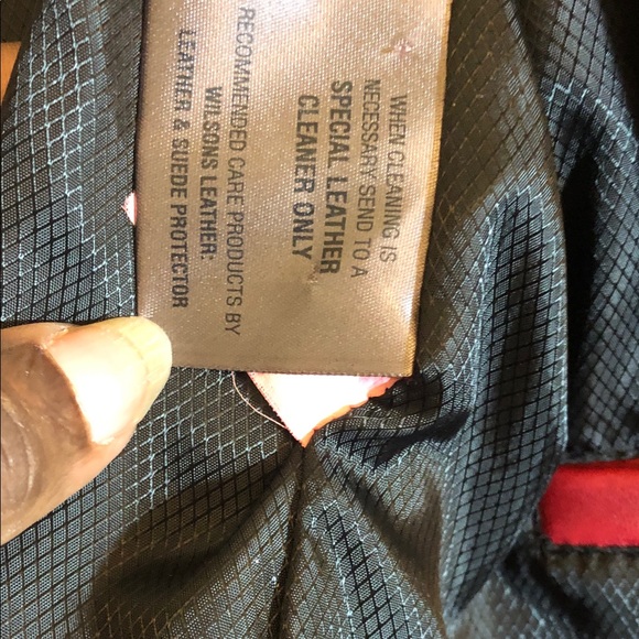 Wilsons Leather Women's Bold Red Jacket - Picture 4 of 4